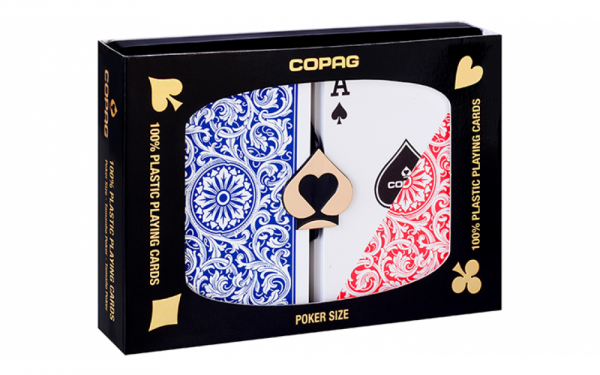 Игральные карты Copag Class 1546 Poker size (red/blue)