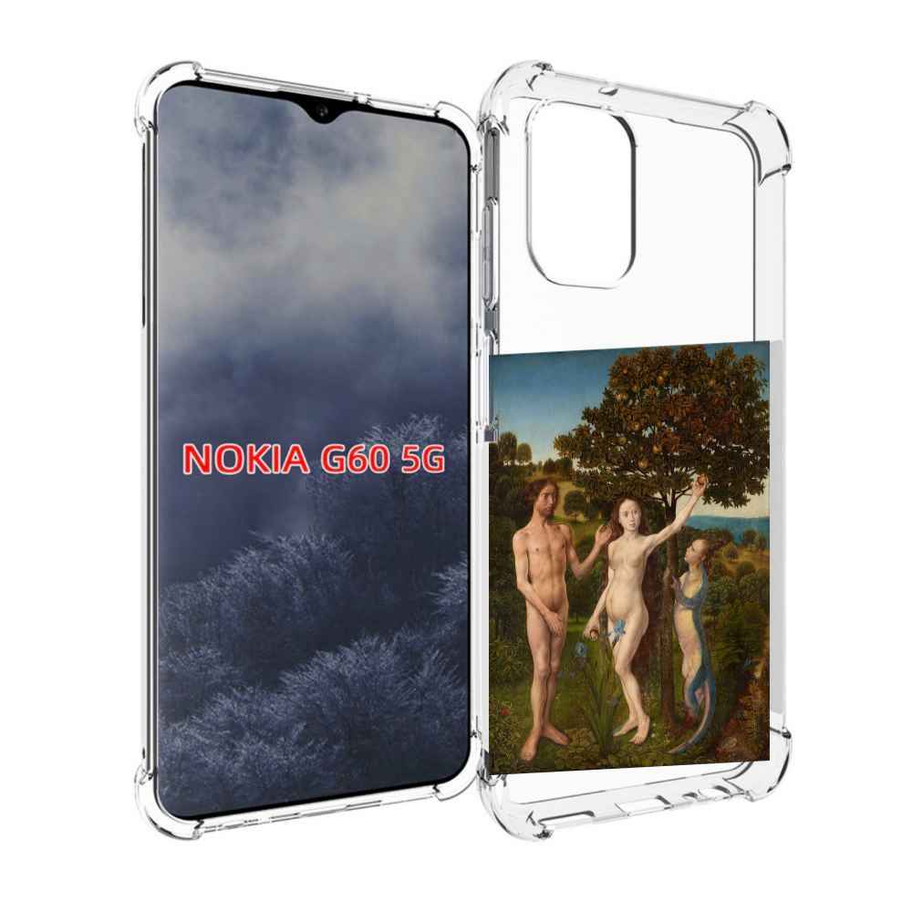 

Чехол MyPads грехопадение для Nokia G60 5G, Прозрачный, Tocco