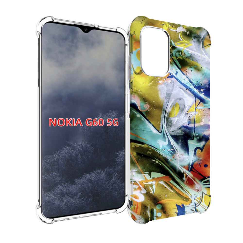 

Чехол MyPads граффити-хаос для Nokia G60 5G, Прозрачный, Tocco
