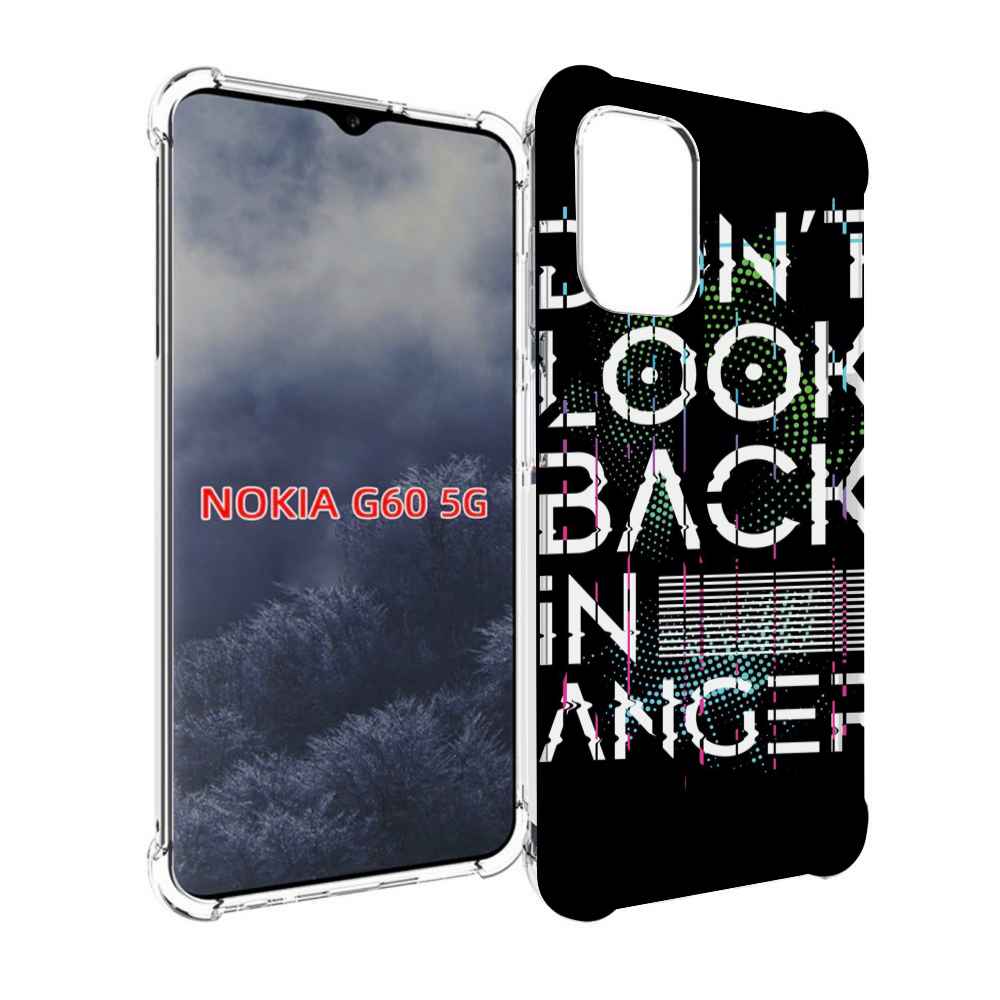 

Чехол MyPads графический-текст для Nokia G60 5G, Прозрачный, Tocco