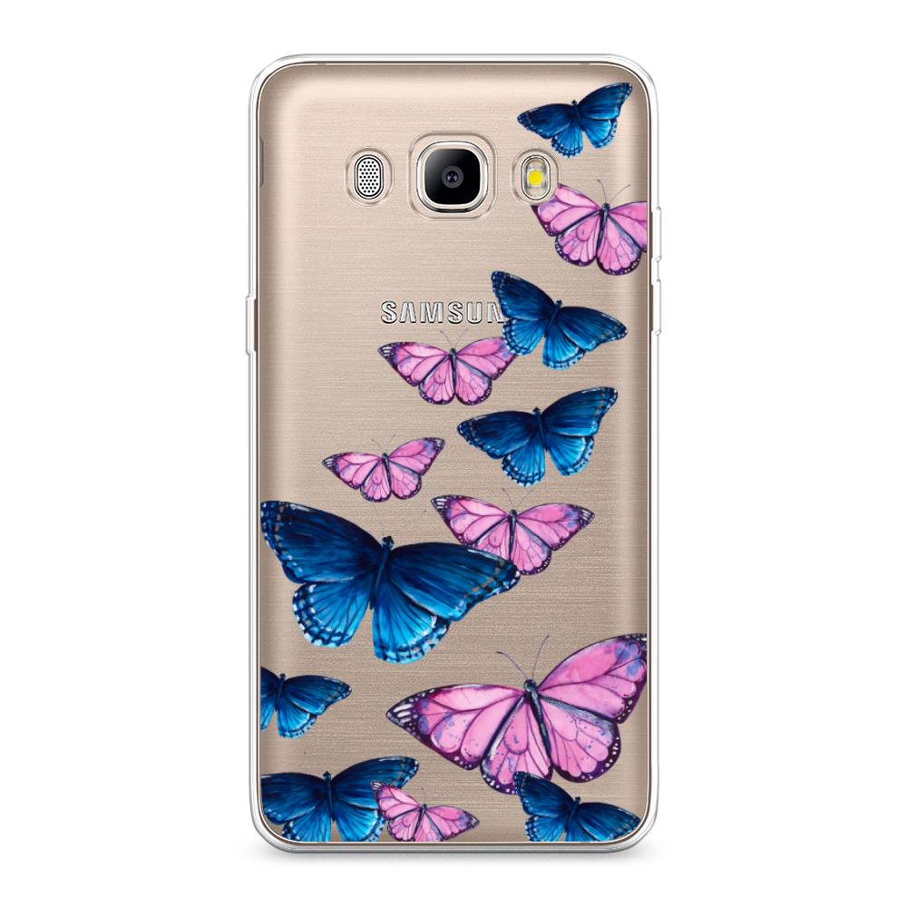фото Чехол awog "полет бабочек" для samsung galaxy j5 2016