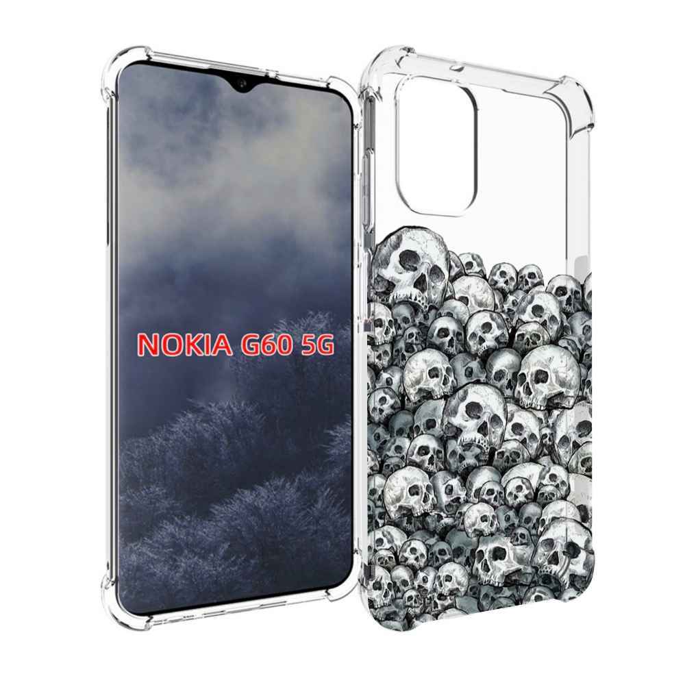 

Чехол MyPads гора из черепов для Nokia G60 5G, Прозрачный, Tocco