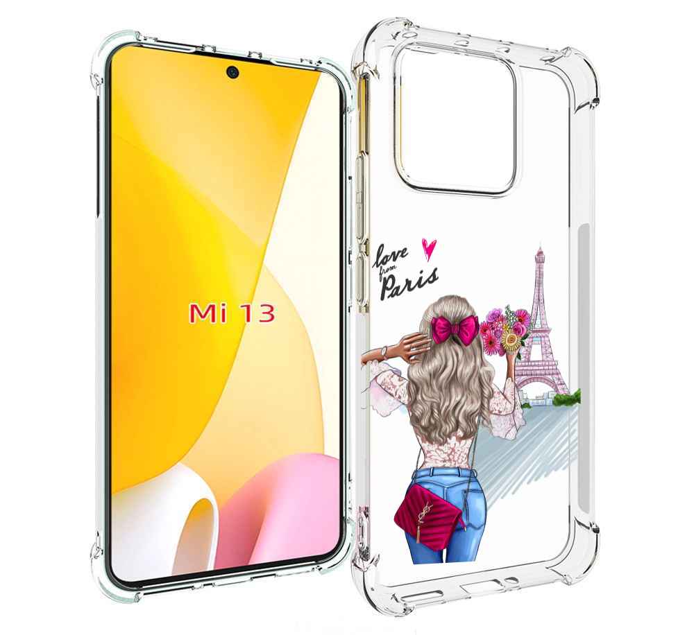 

Чехол MyPads Парижанка женский для Xiaomi 13, Прозрачный, Tocco
