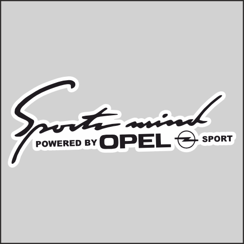 

Наклейка Наклейки за Копейки Sport mind opel Опел 20х18см, ННН-1218