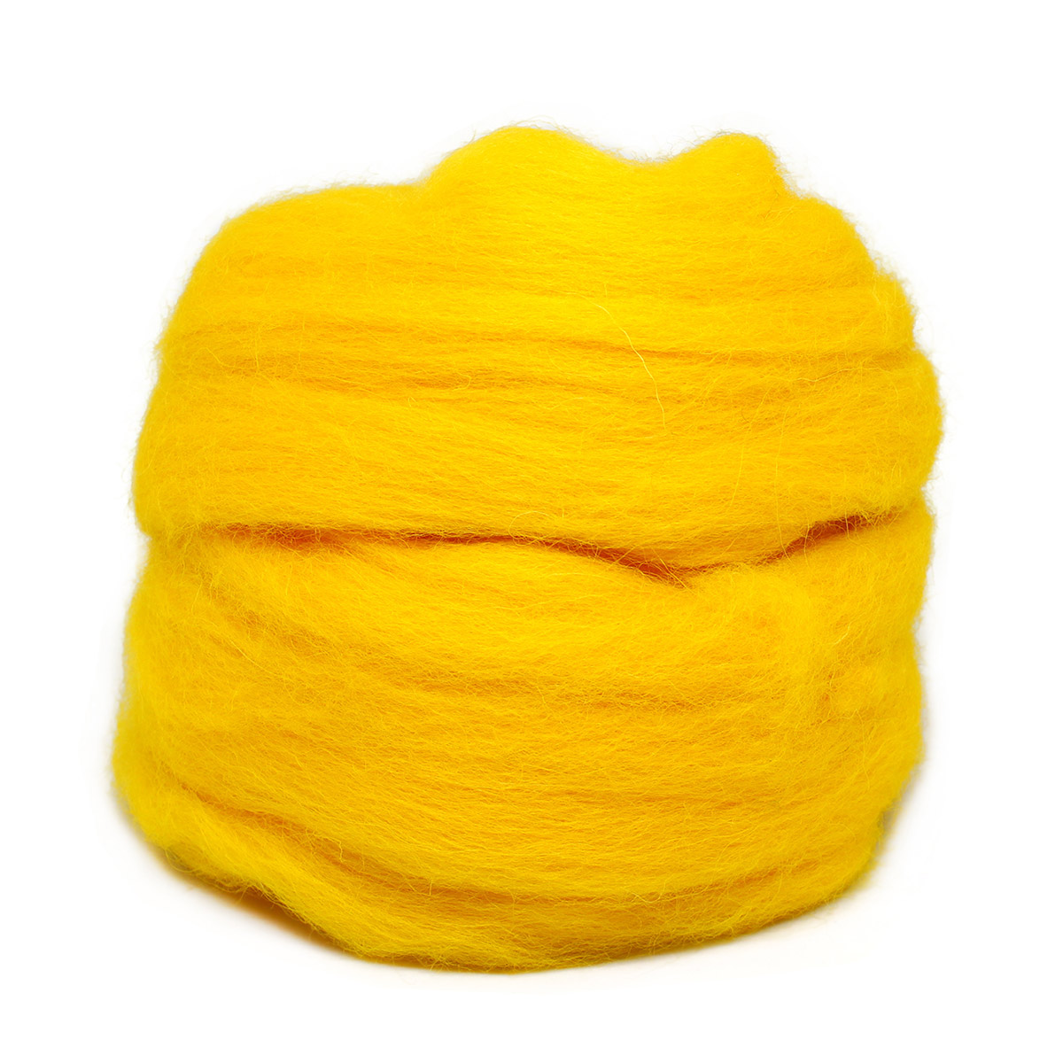 Шерсть для валяния полутонкая, 50 гр., Astra&Craft, 104 желтый