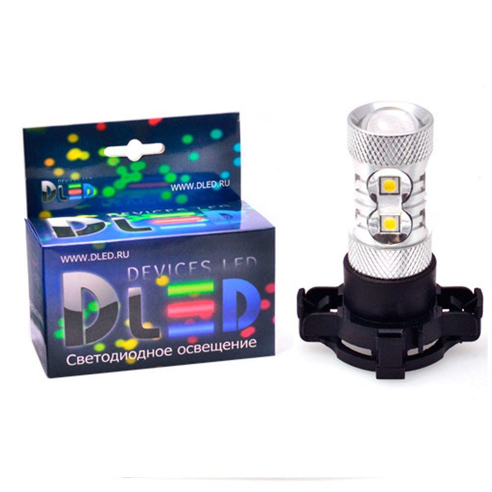 

Светодиодная автомобильная лампа PY24W - PGU20/4 - 2 CREE (1 шт-лампа.), PY24W - PGU20/4 - 2 CREE