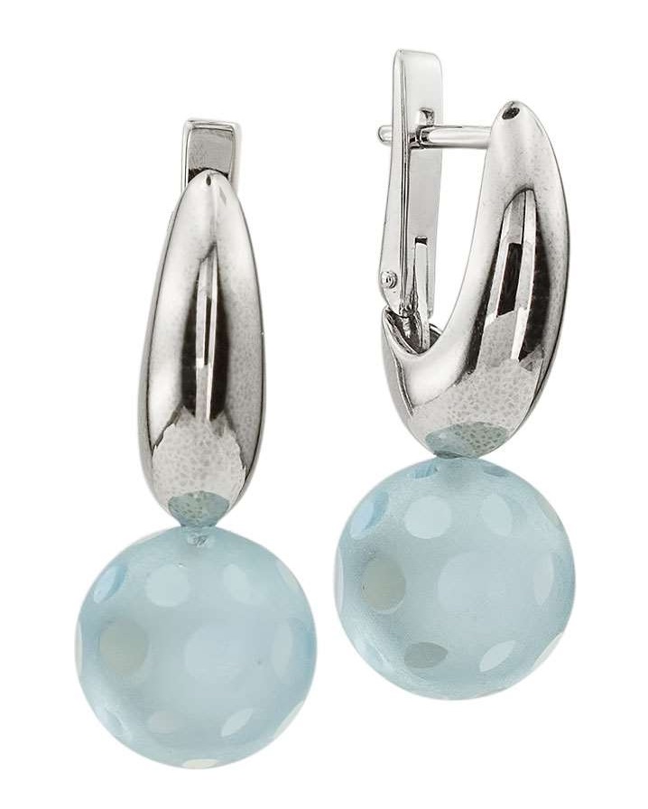 

Серьги из белого золота с топазом ALORIS Серьги 1631Т_, Серьги 1631Т_