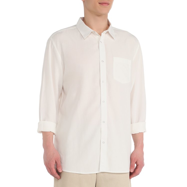 

Рубашка мужская Maison David 2203 белая 2XL, Белый, 2203