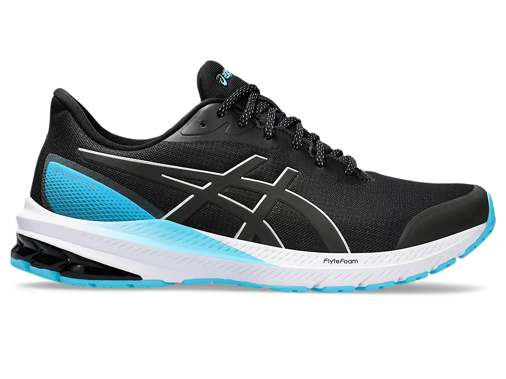 

Кроссовки мужские Asics GT-1000 12 TR черные 8.5 US, Черный, GT-1000 12 TR
