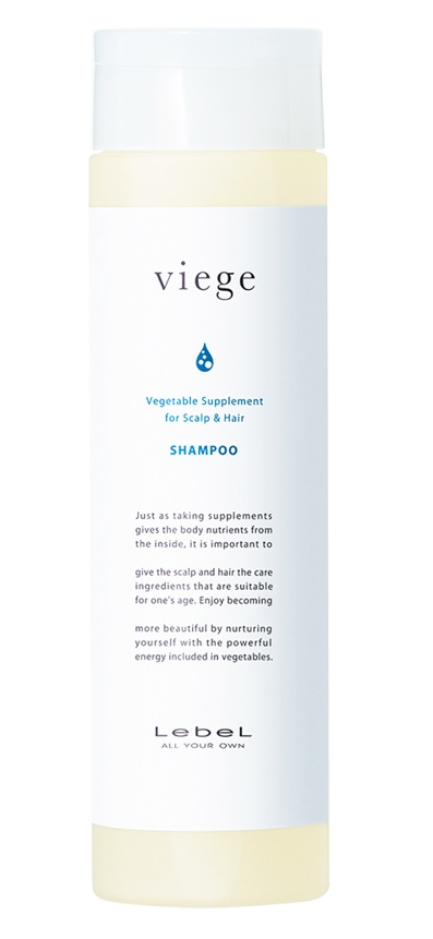 Шампунь восстанавливающий Lebel Viege Shampoo для волос и кожи головы, 240 мл lebel шампунь восстанавливающий для волос и кожи головы viege shampoo 30 мл