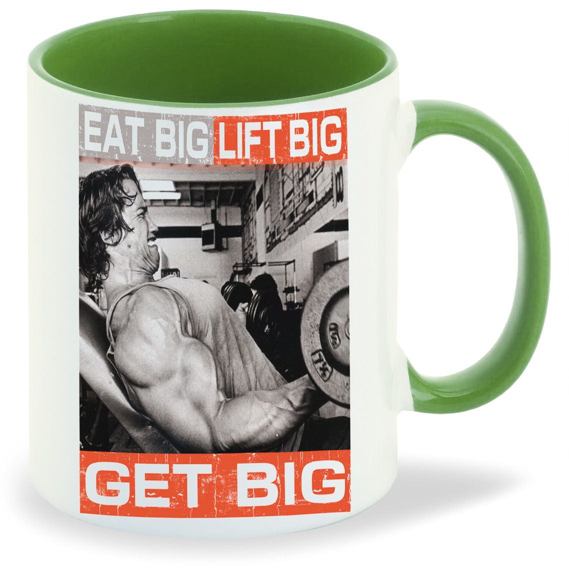 

Кружка CoolPodarok Eat big lift big get big, Eat big lift big get big