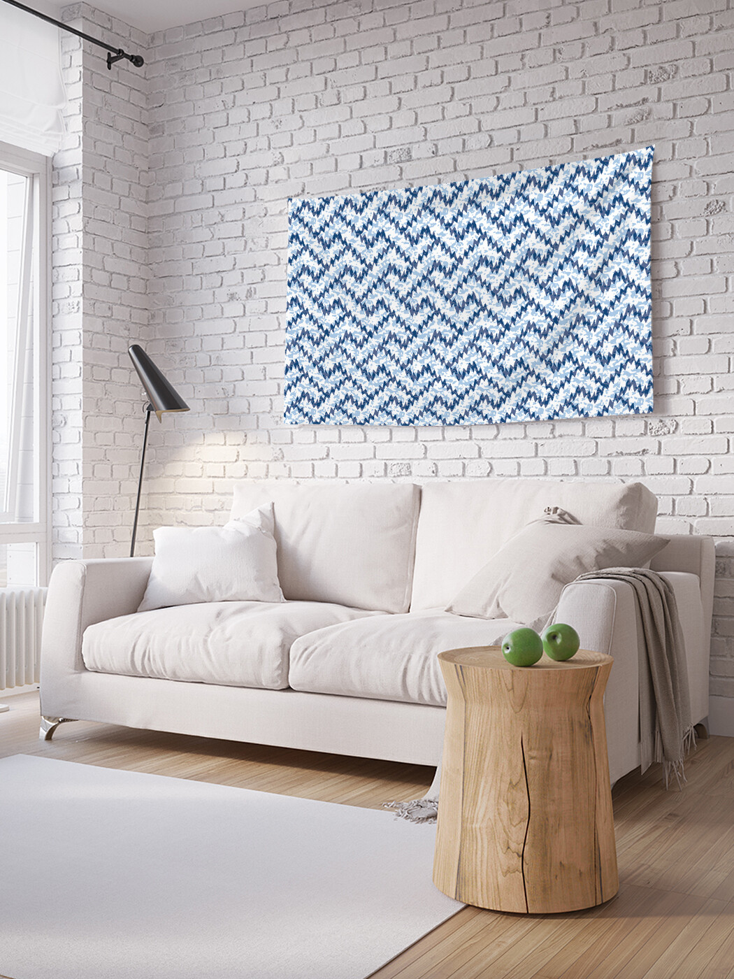 

Горизонтальное фотопанно JoyArty Зигзаговые фигуры, из ткани, 100х150 см