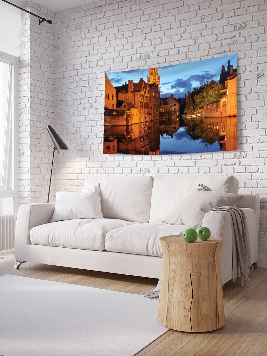 

Горизонтальное фотопанно JoyArty Затопленный город, из ткани, 100х150 см