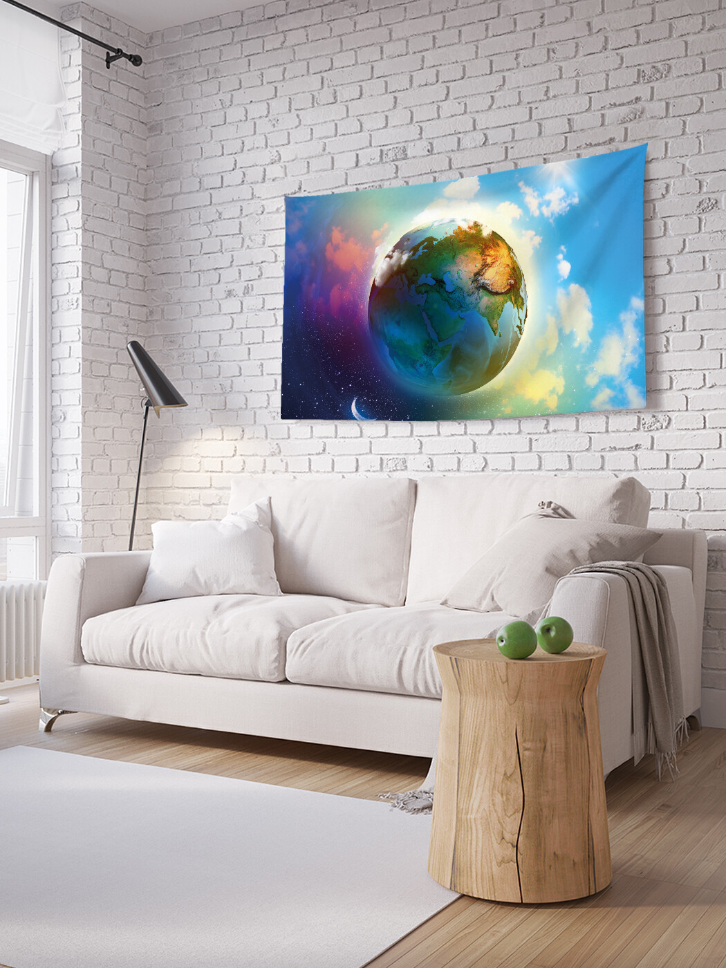 

Горизонтальное фотопанно JoyArty Жизненная планета, из ткани, 150х200 см