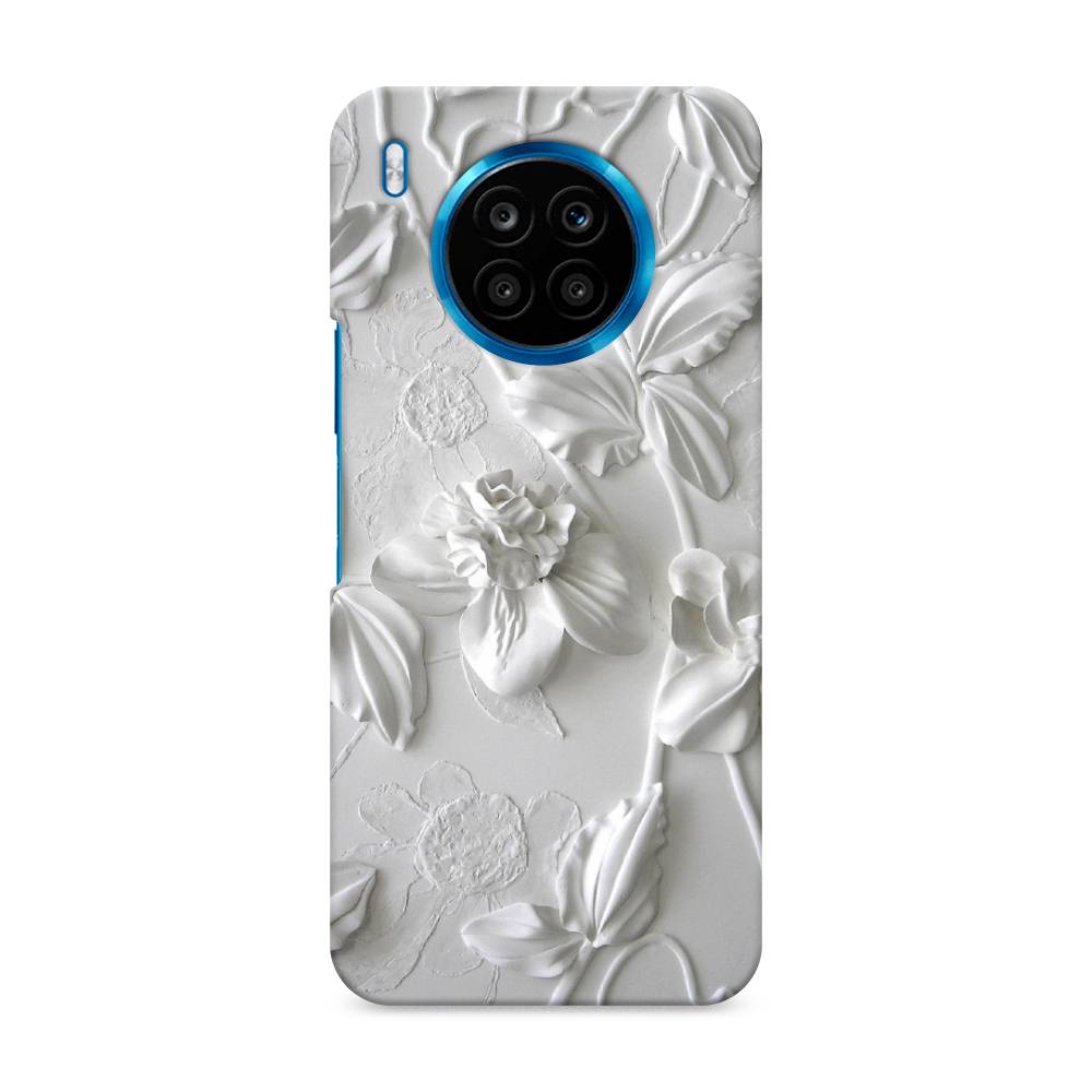 фото Чехол awog "гипсовые цветы" для honor 50 lite