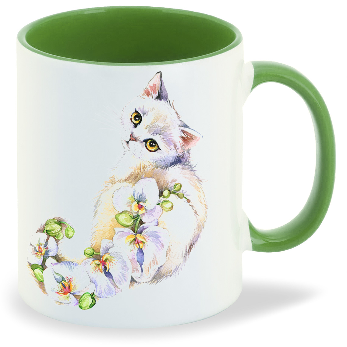 

Кружка CoolPodarok Кошки Орхидеи, Кошки Орхидеи