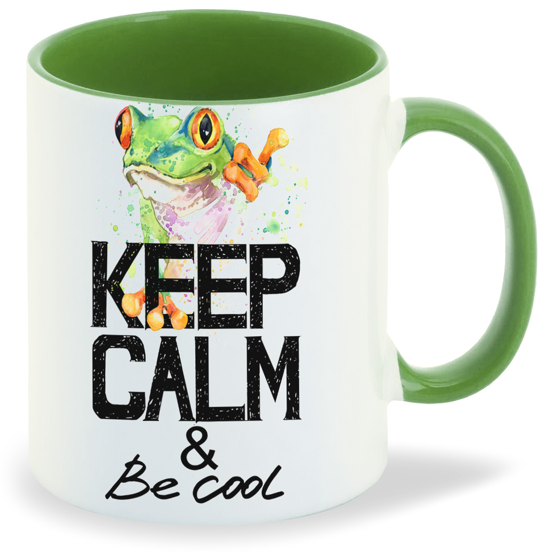 

Кружка CoolPodarok Краски Keep calm and be cool Лягушка, Краски Keep calm and be cool Лягушка