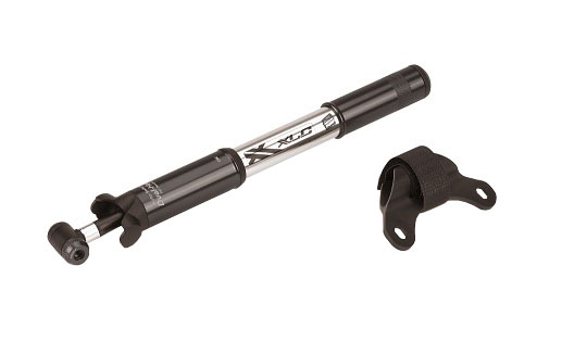 Насос XLC Mini pump Race PU-R03 7 bar, silverlk, 220mm, Alu, Dualhead 2501910610