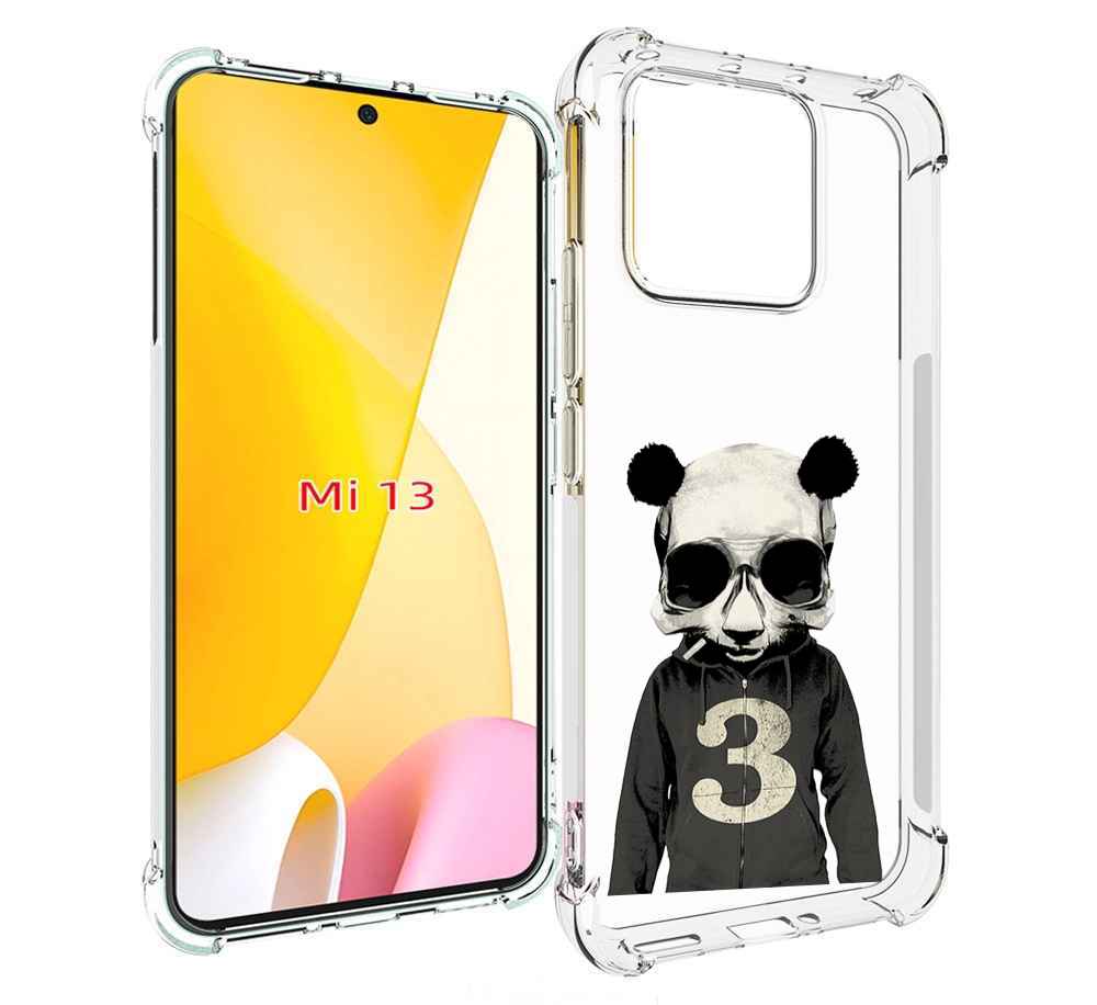 

Чехол MyPads Панда-в-костюме для Xiaomi 13, Прозрачный, Tocco