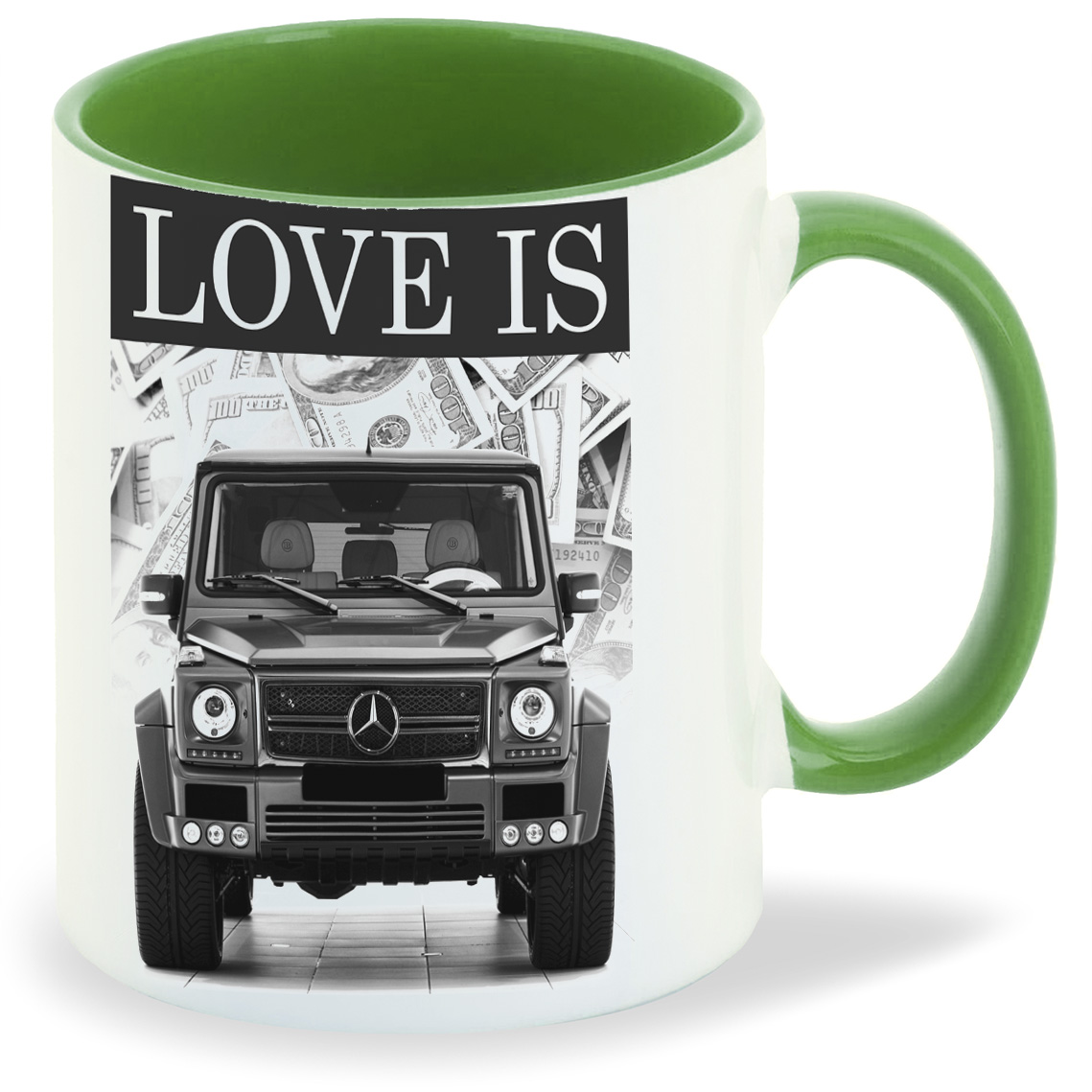 

Кружка CoolPodarok Love is Гелентваген Мерседес, Love is Гелентваген Мерседес