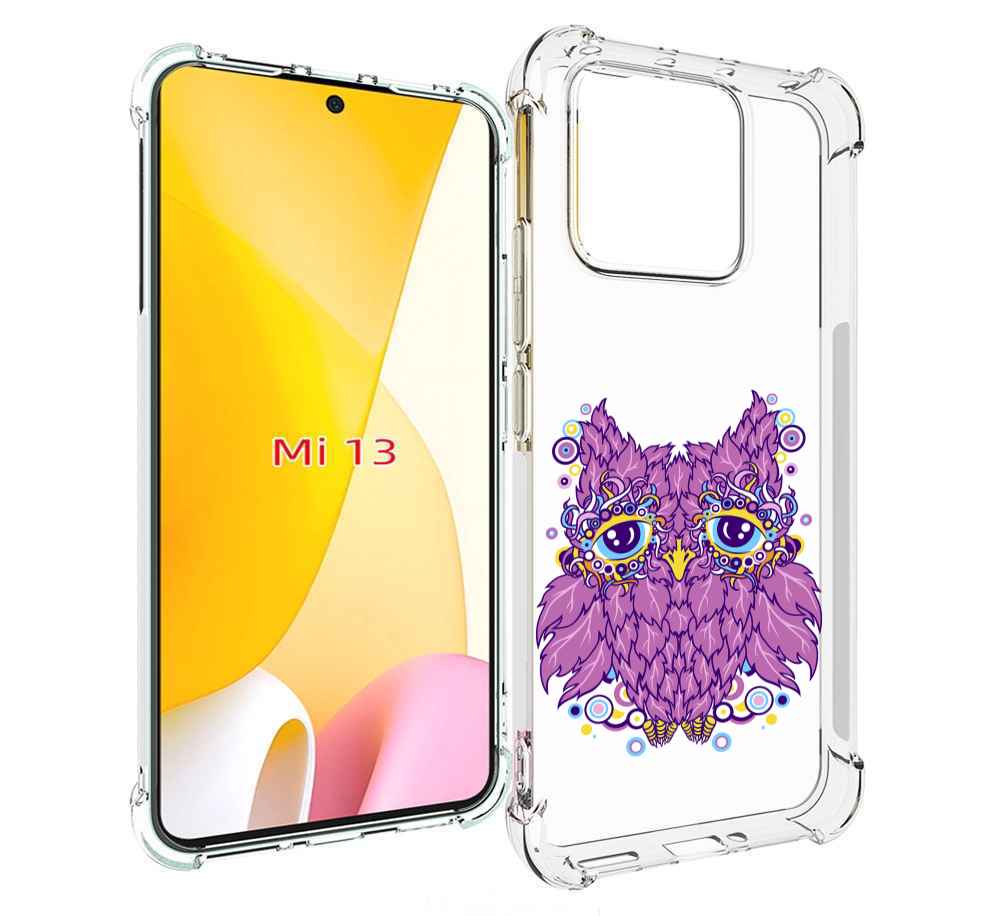 

Чехол MyPads Розовая сова для Xiaomi 13, Прозрачный, Tocco