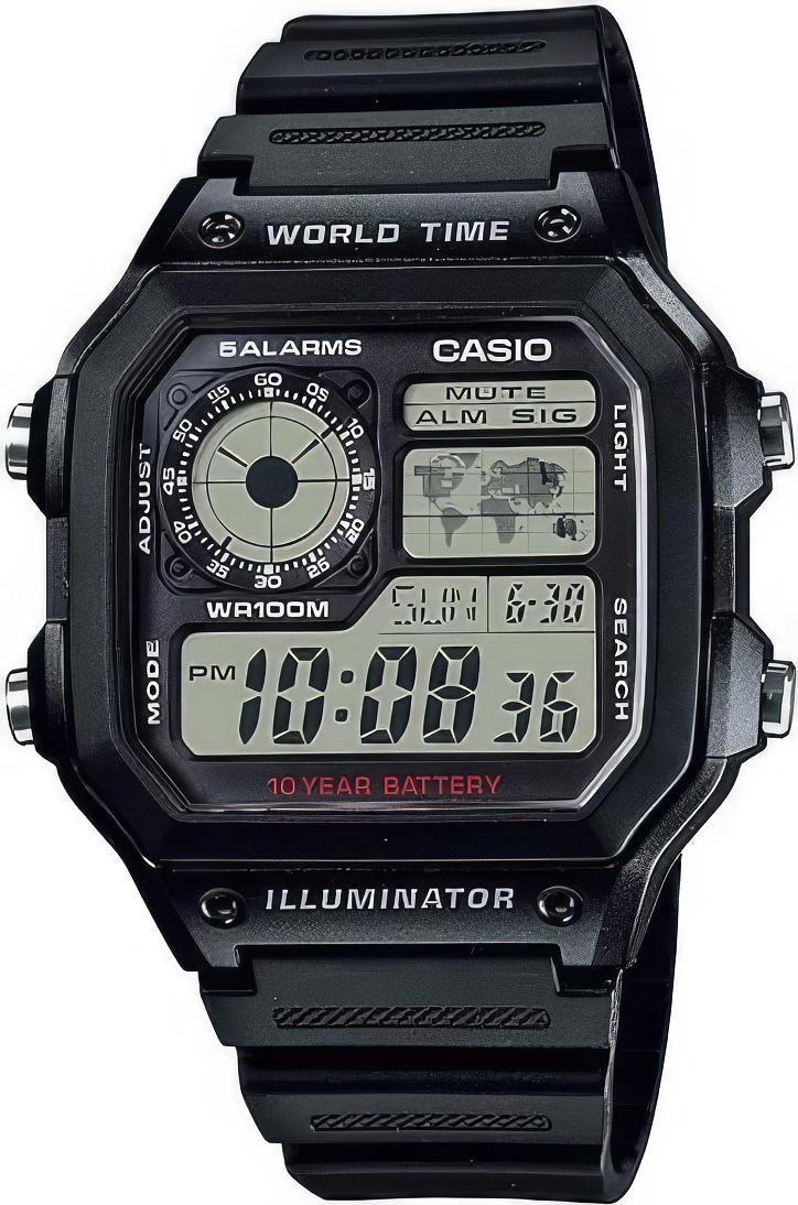 

Наручные часы мужские Casio AE-1200WH-1A, AE-1200WH-1A