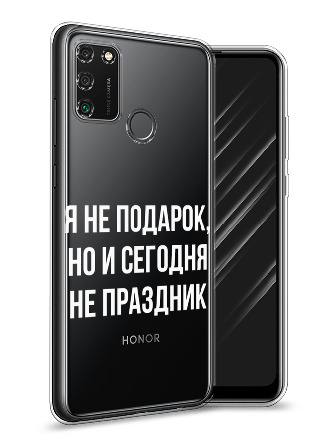 

Чехол Awog на Honor 9A "Я не подарок", Серый;белый;прозрачный, 612350-6