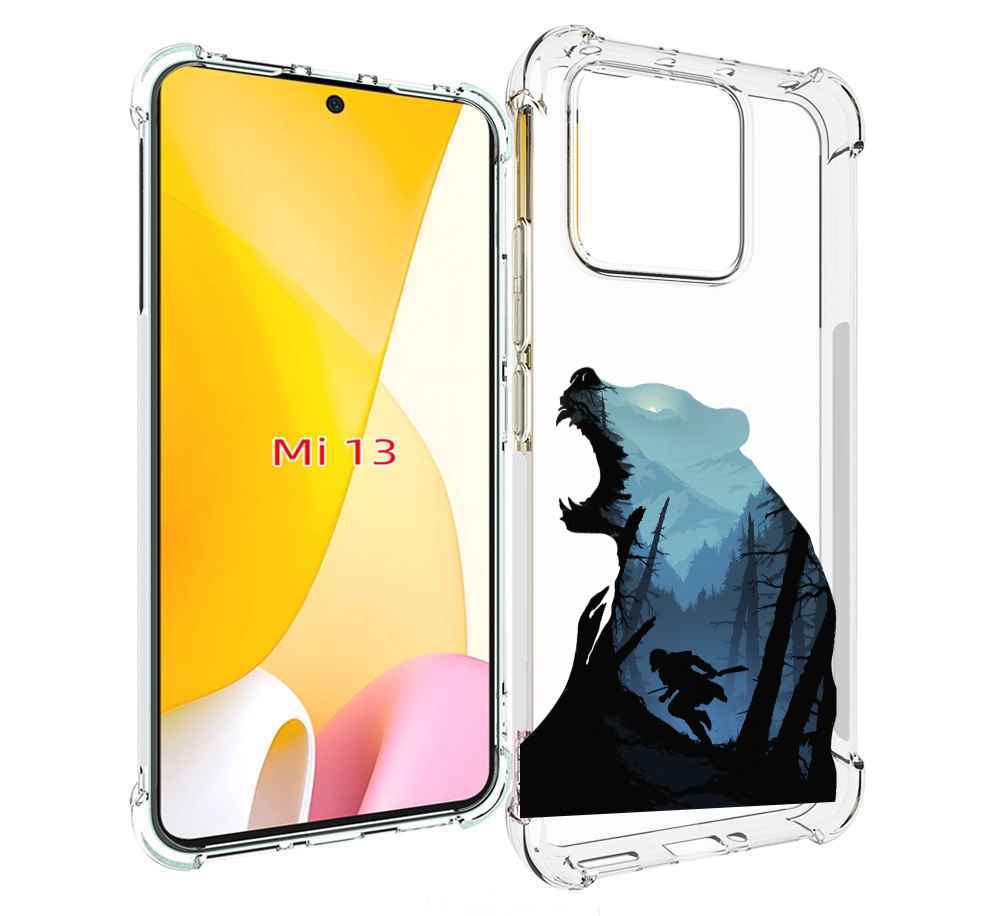 

Чехол MyPads Ночной-медведь для Xiaomi 13, Прозрачный, Tocco