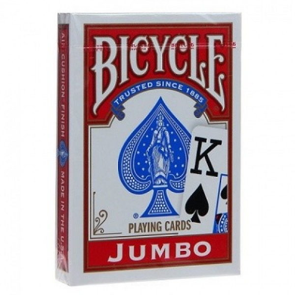 фото Игральные карты bicycle jumbo rider back (крупный индекс)