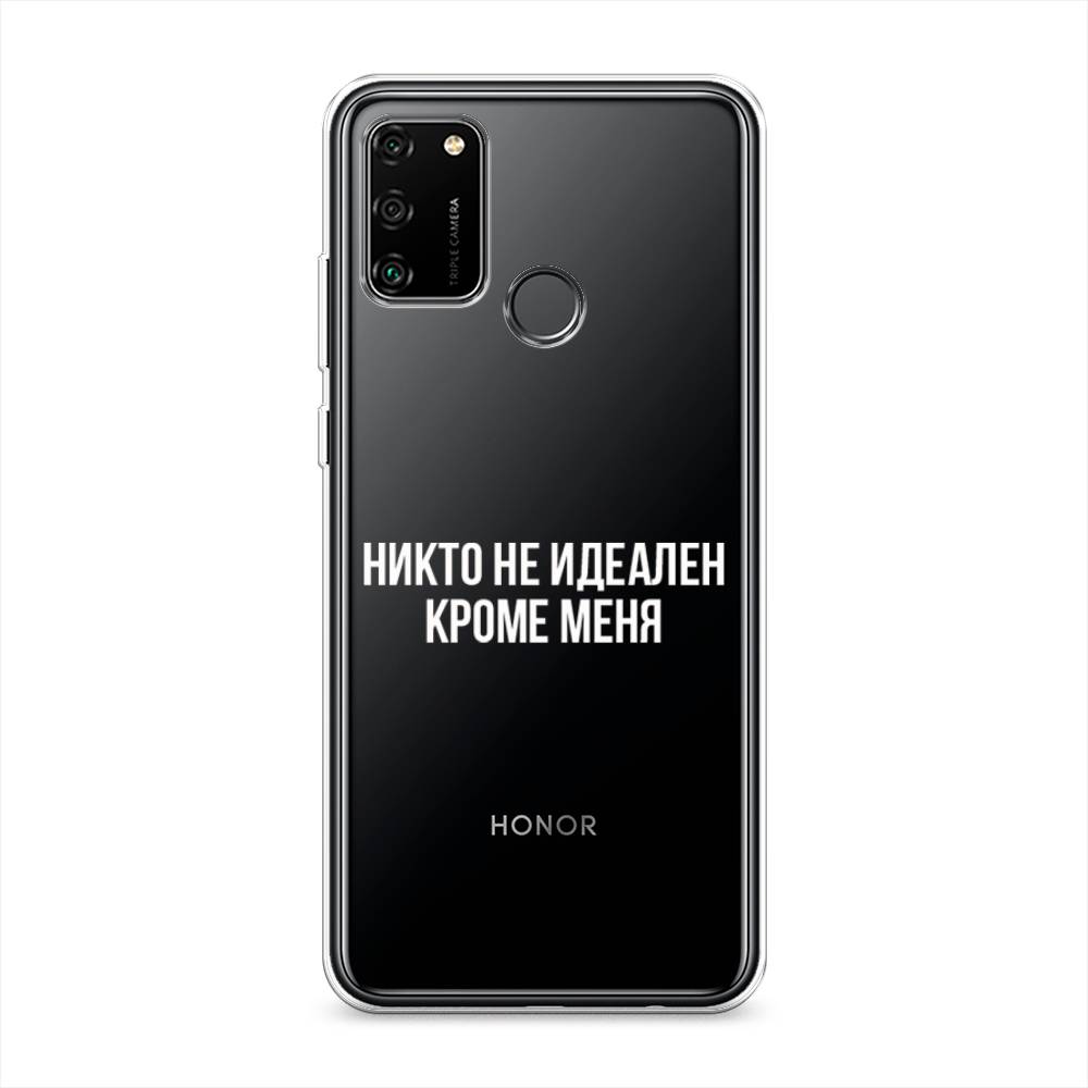 фото Чехол awog "никто не идеален кроме меня" для honor 9a