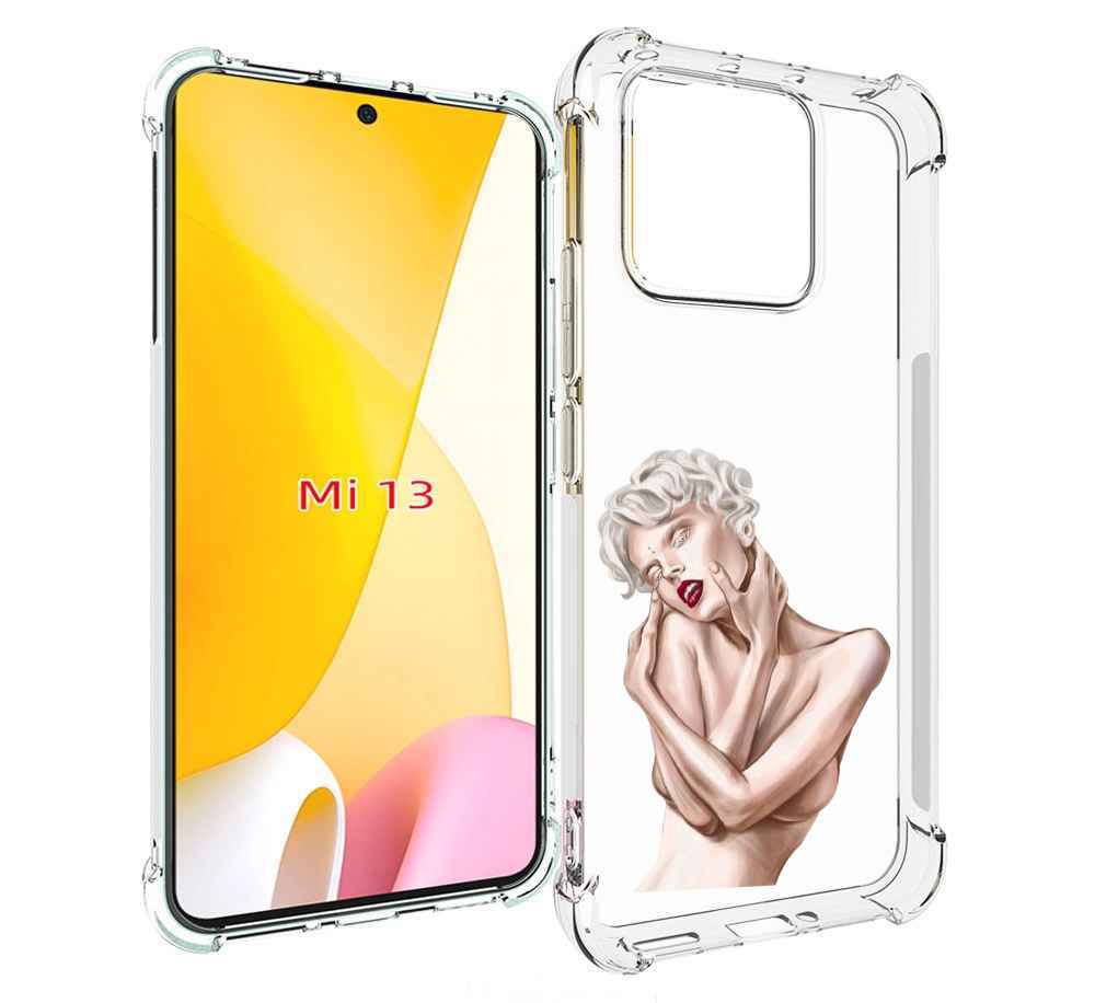

Чехол MyPads Мигера женский для Xiaomi 13, Прозрачный, Tocco
