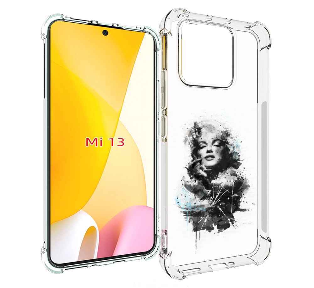 

Чехол MyPads Мерлин Монро загадочная женский для Xiaomi 13, Прозрачный, Tocco