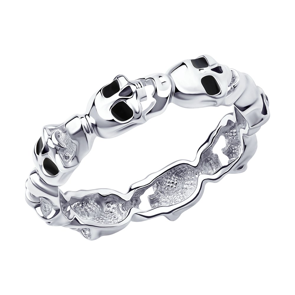 

Кольцо из серебра р. , SOKOLOV 94013248, эмаль, 94013248