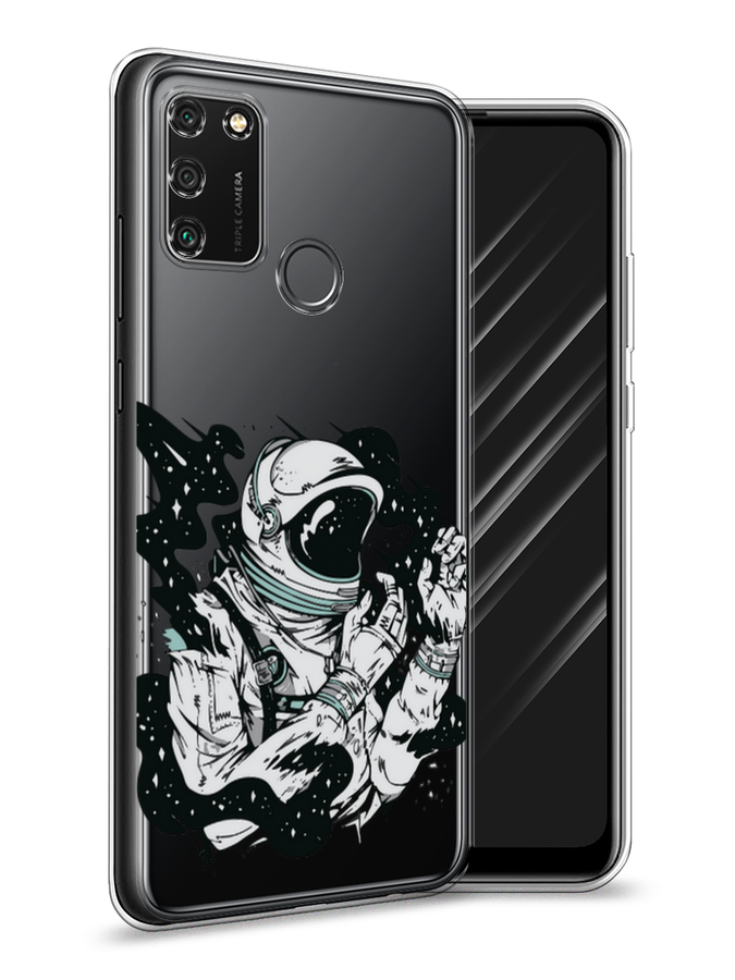 

Чехол Awog на Honor 9A "Космонавт арт", Черный;белый;прозрачный, 612350-7