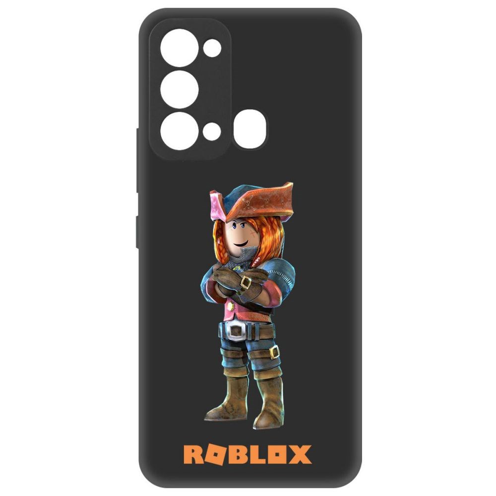 

Чехол-накладка Софт Roblox-Эзебель для ITEL Vision 3, Черный