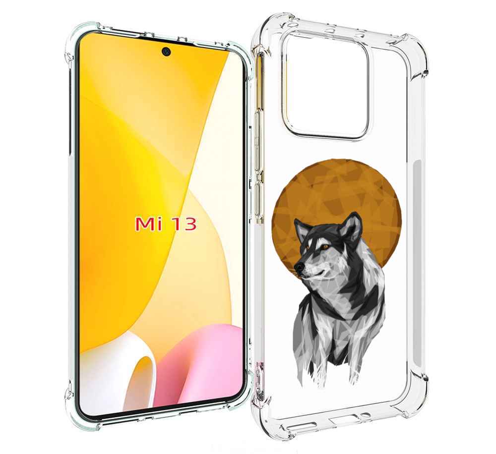 

Чехол MyPads Лунный волк для Xiaomi 13, Прозрачный, Tocco