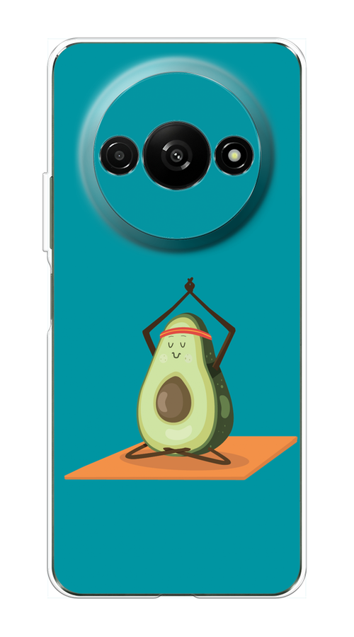

Чехол на Redmi A3 "Расслабься с авокадо", Бирюзовый, 321250-1