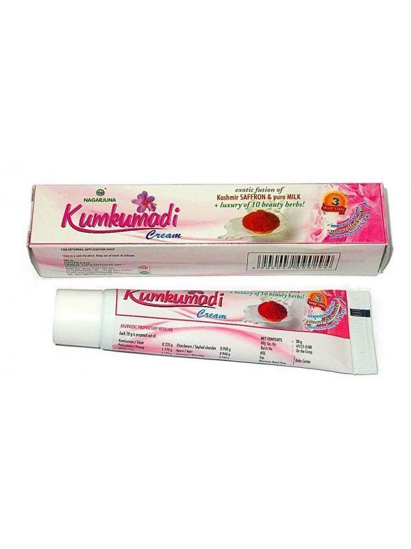 Крем для лица молодость и здоровье кожи Nagarjuna Kumkumadi Cream 20 г