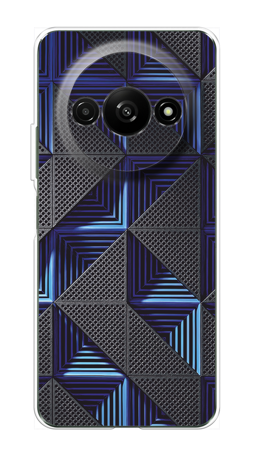 

Чехол на Redmi A3 "IBM", Серый;синий, 321250-1