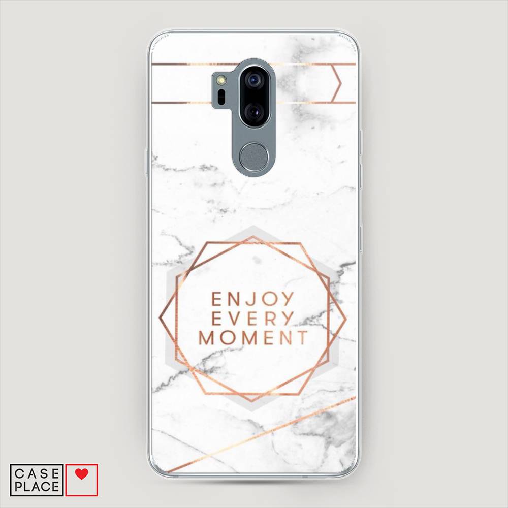 

Чехол Awog "Enjoy every moment мрамор" для LG G7 ThinQ, 83450-7