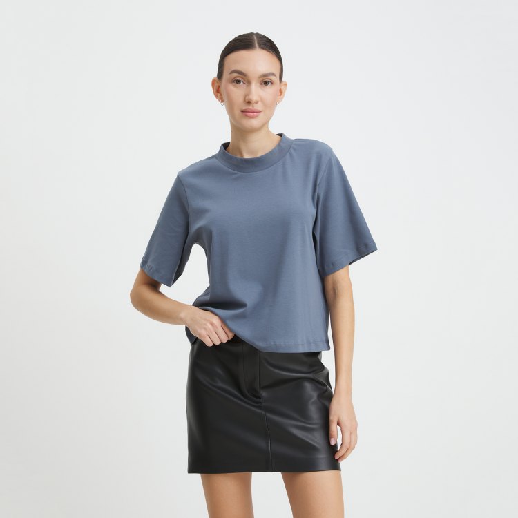 

Футболка женская Maison David ANITTA синяя XS, Синий, ANITTA