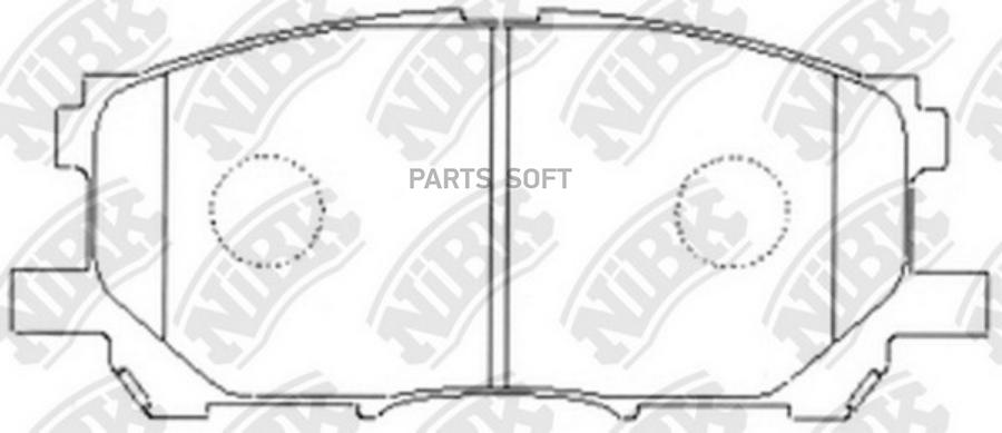 

Тормозные колодки NiBK PN1497