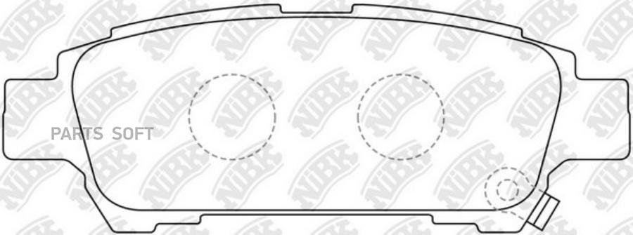 

Тормозные колодки NiBK PN1449