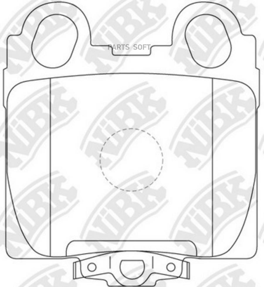 

Тормозные колодки NiBK PN1421