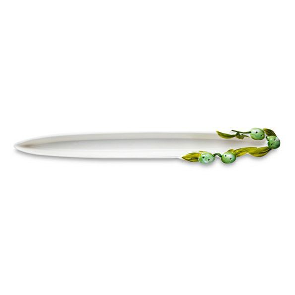 

Блюдо сервировочное овальное для оливок Edelweiss Оливки 41 х 4 х 3 см