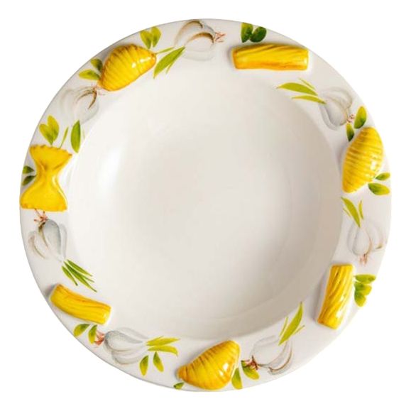 

Салатник Edelweiss Bowl 7 Паста и пицца белый 22 см
