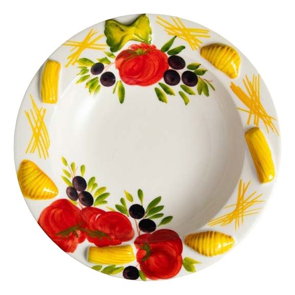 

Салатник Edelweiss Bowl 10 Паста и пицца белый 22 см