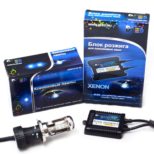 

Комплект биксенона 24V DLED с цоколем H4 3000K, 24V DLED с цоколем H4 3000K