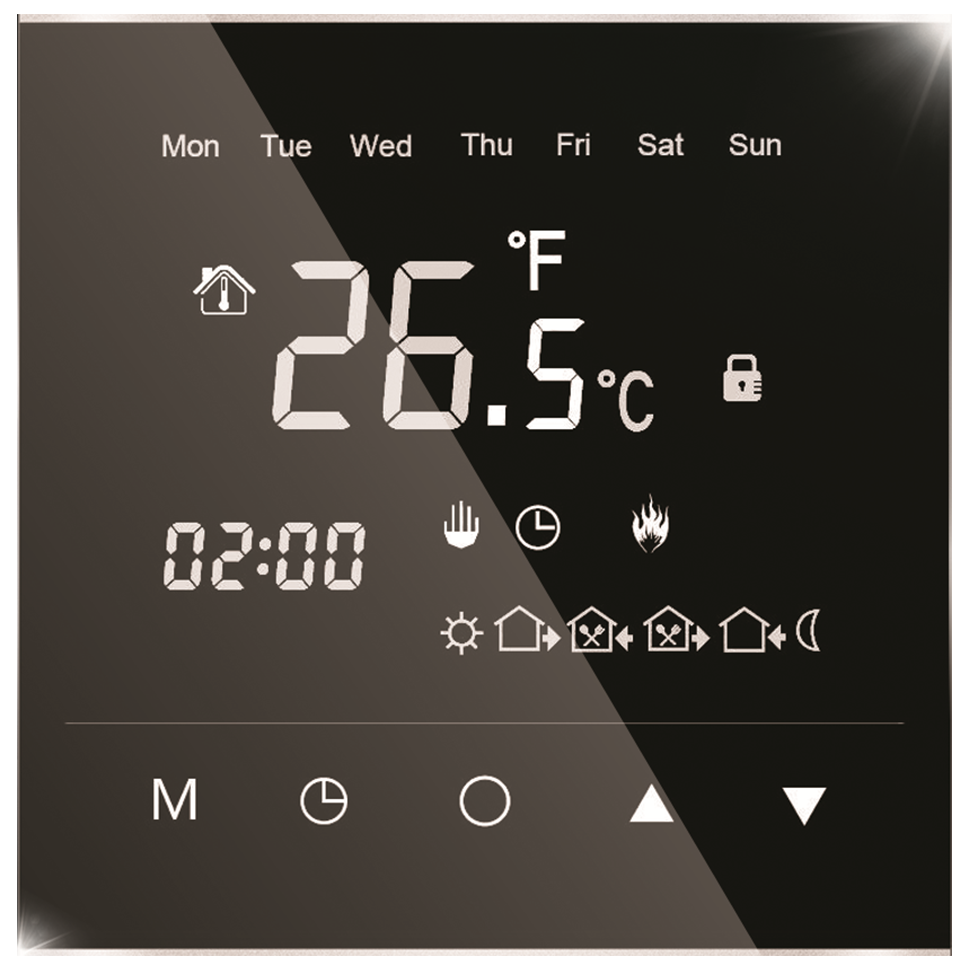 Терморегулятор электронный IQWATT Thermostat Black Diamond  для теплого пола
