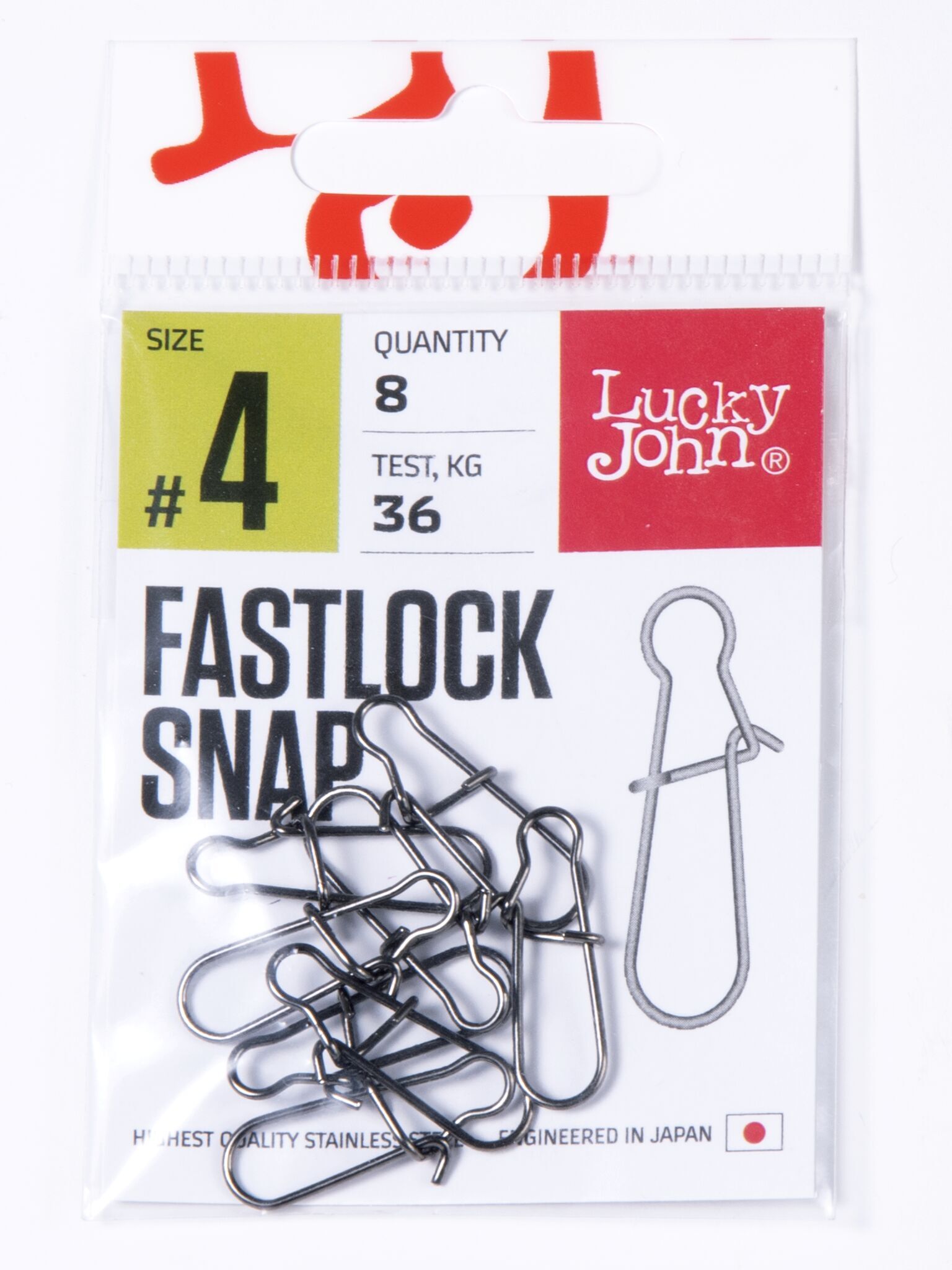 Застежки LJ Pro Series FASTLOCK SNAP 4 35кг 8шт 245₽